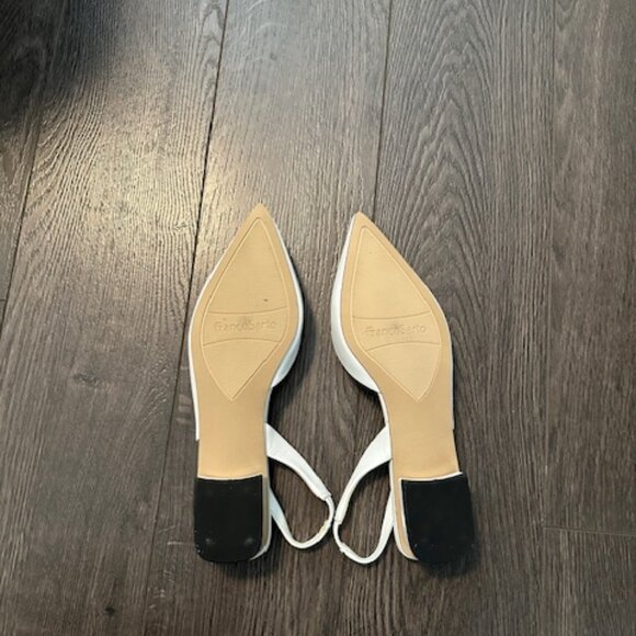 Franco Sarto White Point-Toed Shoes, Size 6 TTS - Picture 2 of 4